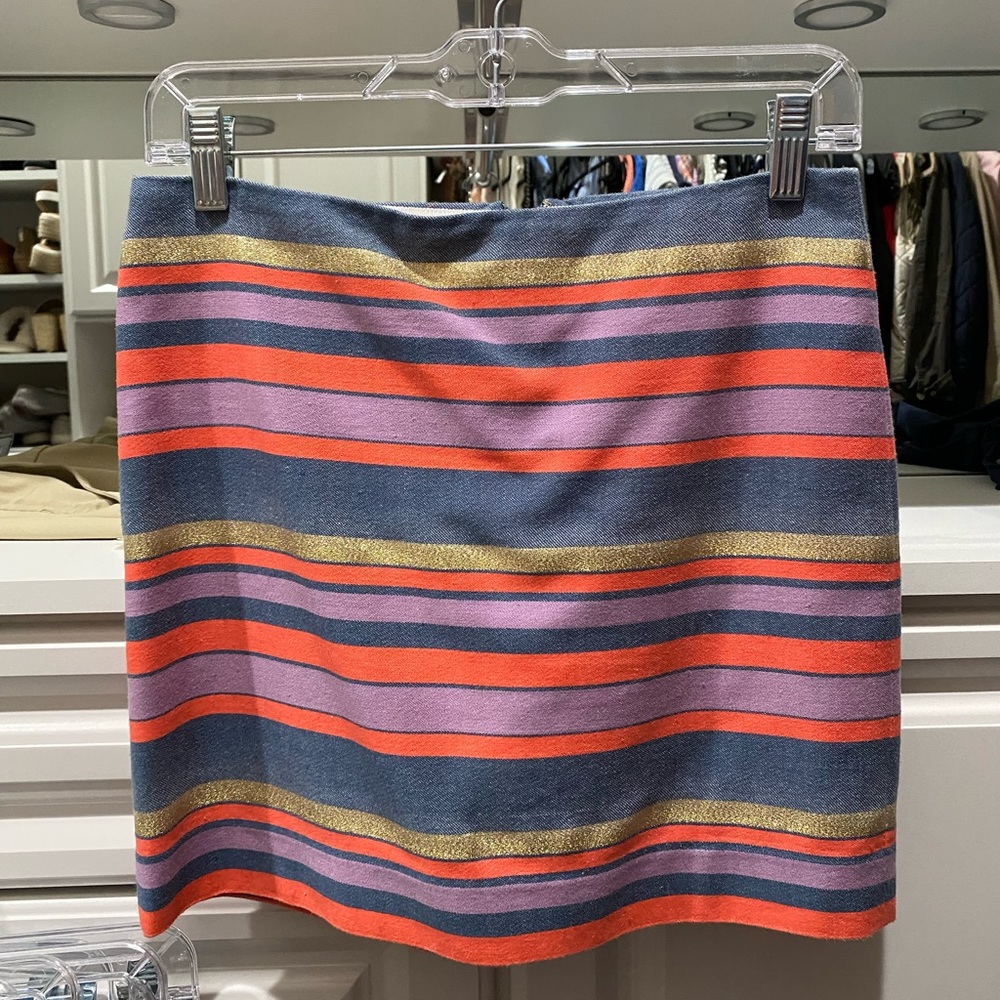 Banana republic striped pencil skirt